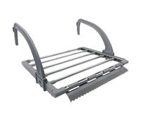 ONEBO 1 Pcs Radiator airer,Clothes Dryer Rack Rail,Over Door Hanging Rail,Radiator Towel Holder,save your space,for Hanging Clothes Towel Underwear Shoes Socks(31x39cm)