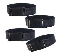 ONEBO 2 Pairs Stretch Elastic Armbands,Shirt Armbands,Anti-Slip Shirt Sleeve Holders,Elastic Adjustable Armband,Expandable Shirts Armband,Suitable for business professionals,office workers,servers.