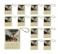 ONEBO 20 Pcs Wedding Candy Boxes, Square Handheld Candy Box, DIY Party Gift Bags, Small Champagne Candy Box, for Wedding Decoration Birthday Bridal Showe