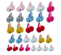 ONEBO 28 Pcs Mini Plush Animal Rabbit,Animals Party Favors,Cute Bunny Decoration Gift,for Halloween Easter Birthday Cake Wedding Decorations Party Favors(3 Sizes)