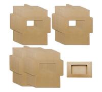 ONEBO 40 Pcs Kraft Paper Boxs Postcard Packaging Box,Kraft Paper Boxs Postcard Packaging Box,Postcard Sleeves,for Artwork,Postcards Storage,Vintage Postcards,Photographs