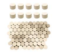 ONEBO 80 Pcs Wooden Plugs, Cork Plug, 20 x 15mm, Wood Button Plugs, Glass Bottle Corks, for Furniture Woodworking Craft Decor, DIY, Wood Screw Covers Plugs for Furniture Repairing