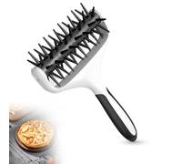 ONEBOOM Pizza Dough Docker, Pastry Pizza Roller with Spikes, Pizza Making Accessories for Thin Crust Pizza, Pizza Oven Accessories to Prevents Dough Blistering, Ensures Even Rising Crust