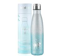 Onebttl Horse Gifts for Girls, Women, Insulated Stainless Steel Water Bottle, Equestrian Gifts for Horse Lovers, Cowgirls on Birthday, Christmas, Back to School, Silver-Blue Gradient Glitter