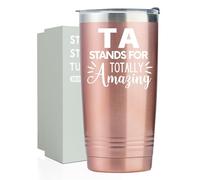 Onebttl Teacher Gifts Tumbler, 20oz Stainless Steel Cup With Lid and Straw for Women Men - Teacher Day, End of School, Christmas - Totally Amazing