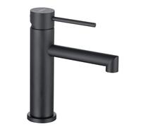 ONECE Tap Black Bathroom Faucet, Single Lever Mixer Tap with Removable Bubbler, Black Finish, Stainless Steel, Contemporary Style