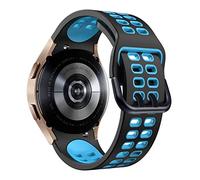 ONECMN 20mm Official Silicone Strap For Samsung Galaxy Watch4 Classic 46 42mm/44 40mm Smartwatch Ridge Sport Bracelet Watch Band Correa (Color : Color J, Size : Watch4 44mm)