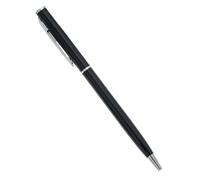 ONECMN 50 Pcs Metal Ballpoint Pen Rose Gold Pen Custom Logo Stationery Business Gift Lettering Engraved Name School&office Supplies(Black,Black)