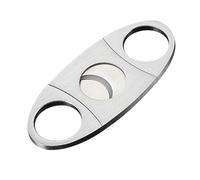 ONECMN Cigar Cutter Classic Guillotine Scissors - Stainless Steel Puncher Manual Trimmer, Portable Pocket Travel Desktop Accessory Tool(B)
