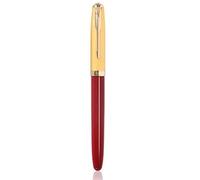 ONECMN Classic Style All Steel/Wood/Plastic Fountain Pen 0.38mm 0.7mm Nib Ink Pens School Office Supplies Students Stationery(05,0.38mm(Hooded Nib))
