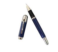 ONECMN Ocean Blue Green Red Black Fountain Pen Rollerball Pen Stationery Office Heavy Holder With Unique Glossy Writing Gifts(F,With 3 Black Refills)