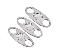 ONECMN Stylish and Minimalist Cigar Cutter, Portable Stainless Steel Round Cigar Scissors.(SIRVE-3PCS)
