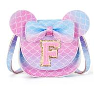 ONECOCOA Toddler Purse Gifts for Girls, Little Girl Purse Kids Wallet Crossbody Bag Birthday Gifts for 3-8 Year Old Girl, Mermaid Purple, F