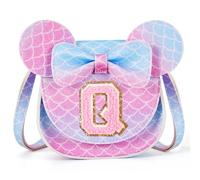 ONECOCOA Toddler Purse Gifts for Girls, Little Girl Purse Kids Wallet Crossbody Bag Birthday Gifts for 3-8 Year Old Girl, Mermaid Purple, Q