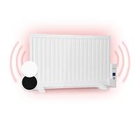 oneConcept Heater Radiator, Oil Heaters for Home Low Energy Silent, 800W Wall Mount Oil Radiator Thermostat, Free Stranding Portable Room Heater w/Touch Control, Smart Personal Heating Oil Radiators