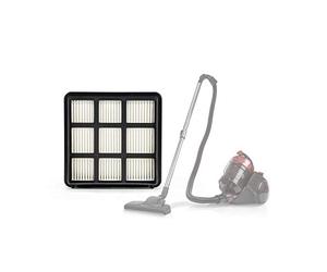 oneConcept HEPA filter for the Clean Master Cyclone Vacuum Cleaner - Vacuum Cleaner Filter, Replacement Filter, Spare Filter, Accessory for Clean Master Cyclone, HEPA13, 14 cm (Ø), Black