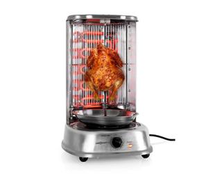 OneConcept Kebab Master 7kg 2000W Kebab Grill Silver