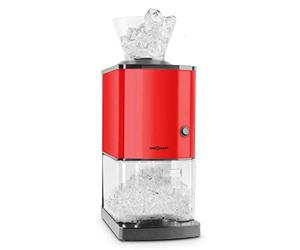 OneConcept Small Ice Maker Machine, Counter Top Ice Machine for Home and Kitchen, 3.5L Capacity, Fast Operation Ice Crushers, Portable Ice Maker, 15kg Crushed Ice Cube Maker Machine with Drip Pan
