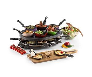 OneConcept Woklette Table Grill Raclette Wok 1200 W 6 People Non-Stick