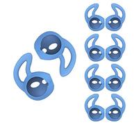 OneCut 5 Pairs Silicone Ear Tips Compatible for AirPods 1&2,Silicone Soft Anti-Slip Sport Earbud Tips, Anti-Drop Ear Hook Gel Headphones Earphones Protective Accessories Tips (Light Blue)