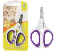 OneCut- Pet Nail Clippers, Claw Nail Clippers for Trimming, Professional Nail Clippers for Pets, Best for Cats, Puppies, Kittens and Small Dogs (Purple)