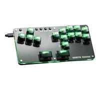 ONEED Arcade Stick Leverless Arcade Controller: 16Key All-Button Arcade Stick with Turbo Functions, Hot-Swappable & Custom RGB Light, Arcade Controller for PC/PS3/PS4/Switch