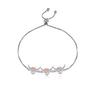 ONEFINITY Highland Cow Bracelet 925 Sterling Silver Adjustable Cow Bracelet Chain Western Jewelry Gifts for Women Girls