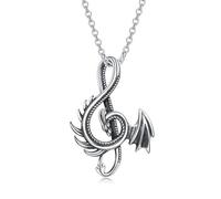 ONEFINITY Phoenix/Dragon/Wolf/Shark/Horse Necklace 925 Sterling Silver Bird Pendant Charm Gift for Women Men Girls Boys
