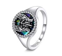 ONEFINITY St Michael Ring S925 Sterling Silver Archangel Michael Ring Catholic Jewelry for Men Women