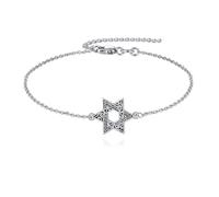 ONEFINITY Star Of David Bracelet 925 Sterling Silver David Star Bracelet Jewish Jewellery Gifts For Women