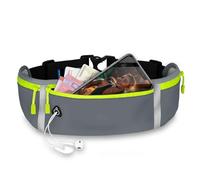 ONEFLOW Active Pro Running Belt for Honor Running Bag with 3 Compartments, Breathable, Sports Mobile Phone Case for Jogging, Mobile Phone Bum Bag, Waterproof, Running Belt - Parent, Clear Mind, Honor