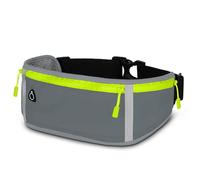 ONEFLOW Active Pro Running Belt for Motorola Moto G15, Running Bag with 3 Compartments, Breathable, Sports Mobile Phone Case for Jogging, Mobile Phone Bum Bag, Waterproof, Running Belt, Grey