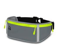 ONEFLOW Active Pro Running Belt for Nokia G42 5G Running Bag with 3 Compartments, Breathable, Sports Mobile Phone Case for Jogging, Mobile Phone Bum Bag, Waterproof, Running Belt, Grey