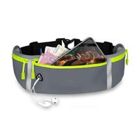 ONEFLOW Active Pro Running Belt for OnePlus Running Bag with 3 Compartments, Breathable, Sports Mobile Phone Case for Jogging, Mobile Phone Bum Bag, Waterproof, Running Belt - Parent, Clear Mind