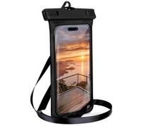 ONEFLOW Beach Bag for Google Pixel 10 Pro Fold Waterproof Case with Touch and Camera Window, Underwater Mobile Phone Case for Travel, Swimming with Armband and Strap for Hanging, Black