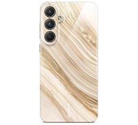 ONEFLOW Bliss Cover for Samsung Galaxy S20 FE/FE 5G Case in Marble Look, Designer Case Mobile Phone Protective Case with Camera Protection, Pattern Hard Case Glitter Mobile Phone Case Marbled Gold