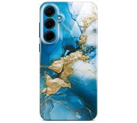 ONEFLOW Bliss Marble Look Case for Samsung Galaxy A35 5G, TPU & Polycarbonate Material, Back Cover with Camera Protection, Sapphire Dream Color