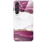 ONEFLOW Bliss Marble Red Gold Case for Samsung Galaxy S20 FE/FE 5G, Designer Back Cover with Camera Protection, Synthetic Rubber Material, Marble Look