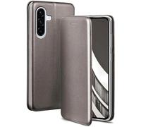 ONEFLOW Business Case for Samsung Galaxy A36 5G, Foldable Mobile Phone Case with Stand Function, Flip Case Cover, Thin, PU Leather Case with Card Slot, 360 Degree Protective Case, Taupe
