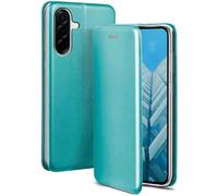 ONEFLOW Business Case for Samsung Galaxy A57 5G Mobile Phone Case Foldable with Stand Function, Flip Case Cover Thin, PU Leather Case with Card Slot, 360 Degree Protective Case, Mint Blue