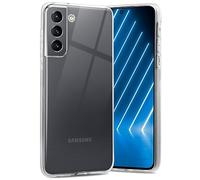 OneFlow FROSTED Clear Silicone Case compatible with Samsung Galaxy S21 Case Transparent | Mobile Phone Case Transparent Ultra Slim - Non-slip & Thin, Crystal clear