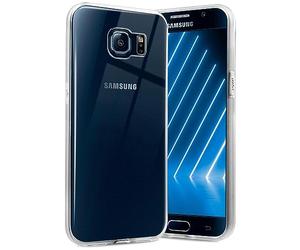 OneFlow FROSTED Clear Silicone Case compatible with Samsung Galaxy S6 Case Transparent | Mobile Phone Case Transparent Ultra Slim - Non-slip & Thin, Crystal clear
