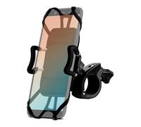 ONEFLOW Handlebar Bicycle Mount with Quick Release for All Smartphones Secure Grip and Full Usability as well as Rotatable and Swivelling Black