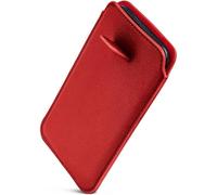 ONEFLOW Liberty Case for Honor 400 Lite Mobile Phone Slip-In Case with Pull-Out Function, PU Leather Mobile Phone Case, Protective Cover with Flap Sleeve Case for Insertion, Red