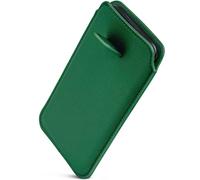 ONEFLOW Liberty Case for Nothing Phone (3) Mobile Phone Slip-in Case with Pull-Out Function, PU Leather Mobile Phone Case, Protective Cover with Tab, Sleeve Case for Inserting, Green