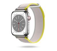 ONEFLOW Nomad Strap Compatible with Apple Watch SE 3 (44 mm) Outdoor Nylon Fabric Sports Strap with Fastening, Textile iWatch Bracelets Women Men Sport, Desert Sunrise