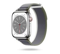 ONEFLOW Nomad Strap Compatible with Apple Watch SE 3 (44 mm) Outdoor Nylon Fabric Sports Strap with Fastening, Textile iWatch Bracelets Women Men Sport, Trailblazer Slate