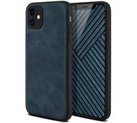 ONEFLOW Pali Case Compatible with Apple iPhone 11 Case with Camera Protection, Vegan Leather Case, Premium Back Cover, Mobile Phone Case, Flexible Protective Case, Ultra Thin - Midnight Blue