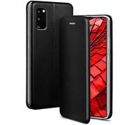 OneFlow Phone Case, Compatible with Samsung Galaxy S20 / S20 5G, Foldable, Mobile Phone Case with Card Slot, Flip Case Call Function, Leather Look Flip Case with Silicone Bumper, Tuxedo - Black