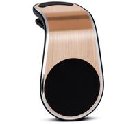 ONEFLOW Premium Magnetic Mobile Phone Holder Car Ventilation for All Nokia Models | Universal Mobile Phone Holder Car Compact Ultra Light and Safe - Mobile Phone Holder for the Car Magnetic, Gold
